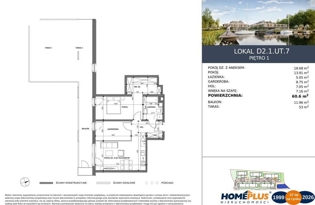 0%, Apartament nad J.Dąbie, osiedle z mariną