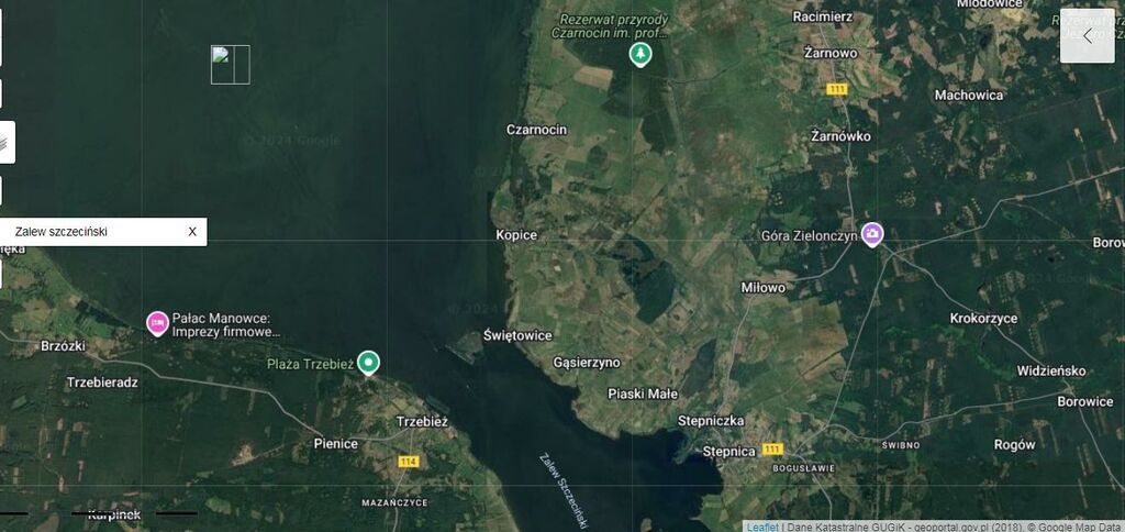 Działka 1.9857ha,Kopice,gm.Stepnica,blisko Zalew.