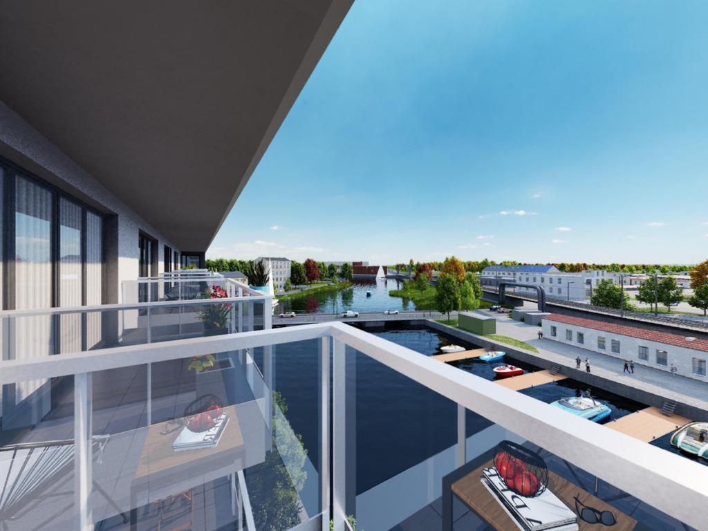 Luksusowy apartament z widokiem na rzekę