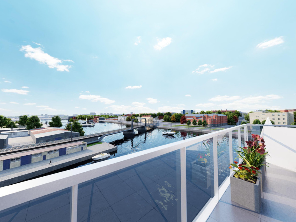 Luksusowy apartament z widokiem na rzekę