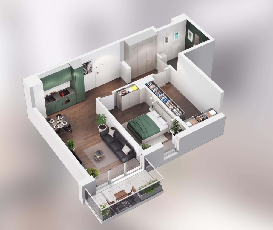 Na sprzedaż dwupokojowy apartament Nad Odrą.