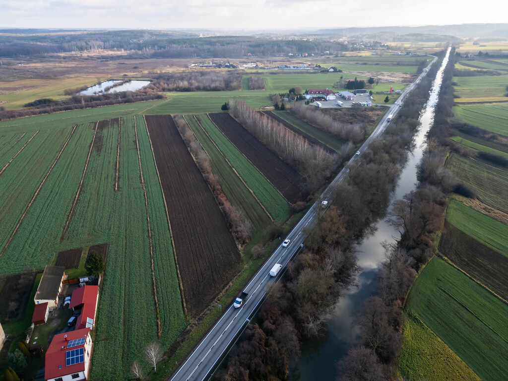 Działka usługowa 7675m2 przy drodze 9, Kunów