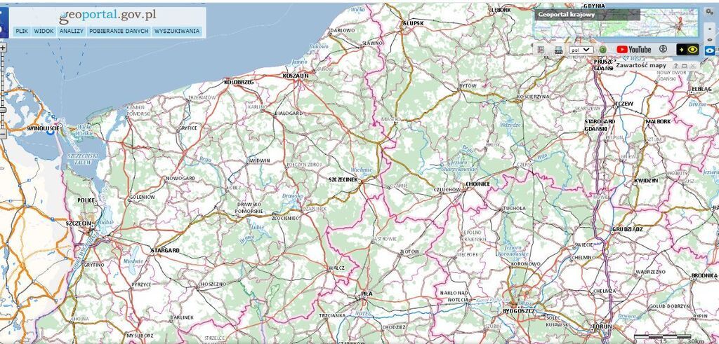 Działka 34.4977ha,m.Bobolice,las,oczko wodne,dr .