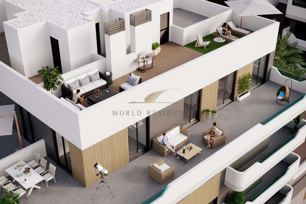 Apartamenty z basenem w Santa Pola