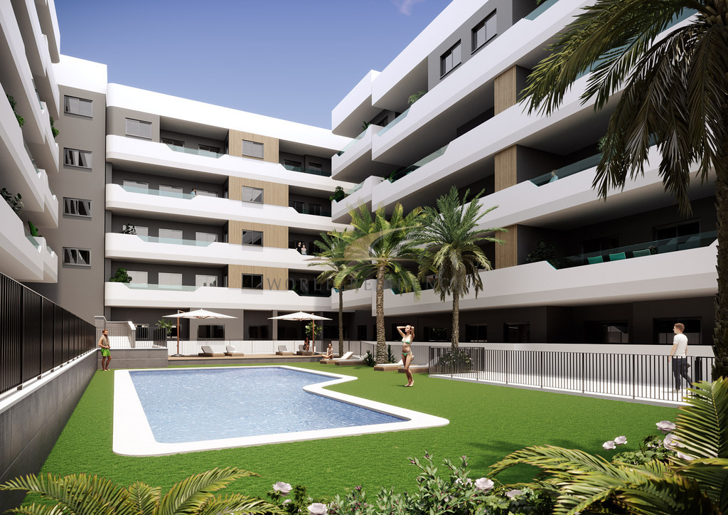 Apartamenty z basenem w Santa Pola
