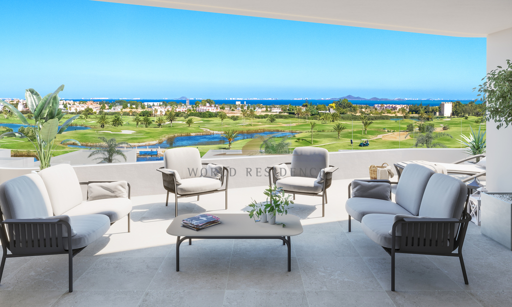 Apartamenty przy polu golfowym w Los Alcázares