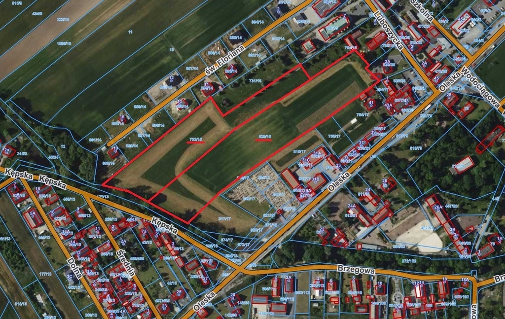 Działka Inwestycyjna sprzedaż 3ha Zawada, Opolskie