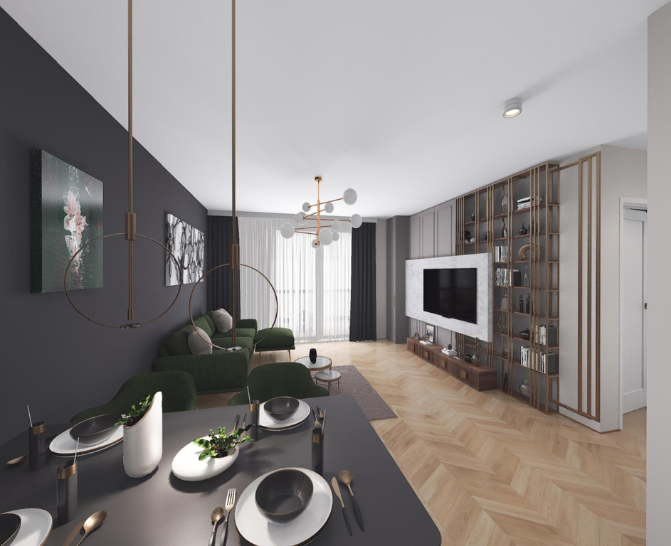 Apartament z tarasem 21 m²
