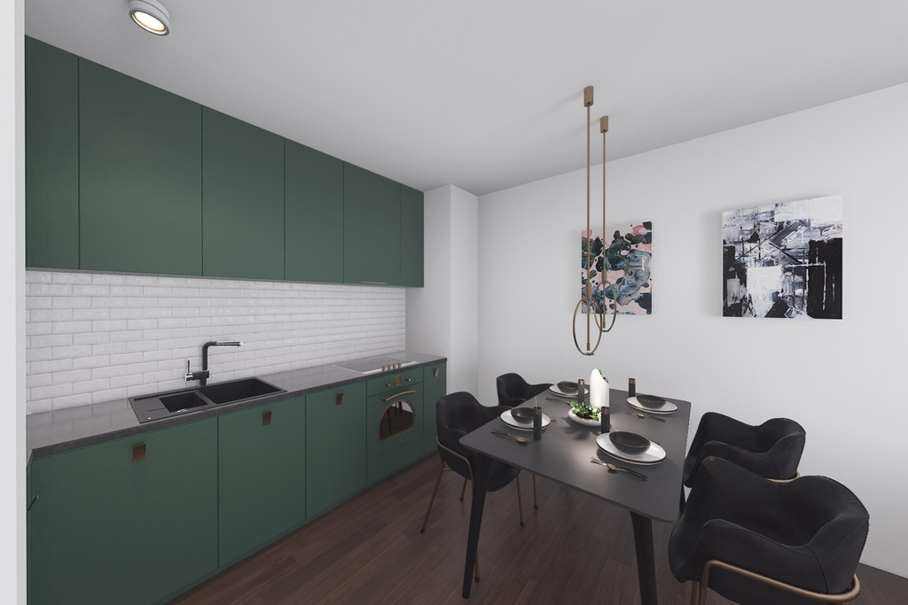 Apartament z tarasem 21 m²