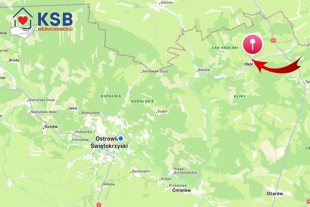 Dom 71,7m2 + zabudowania + działka 3051m2 - Okół
