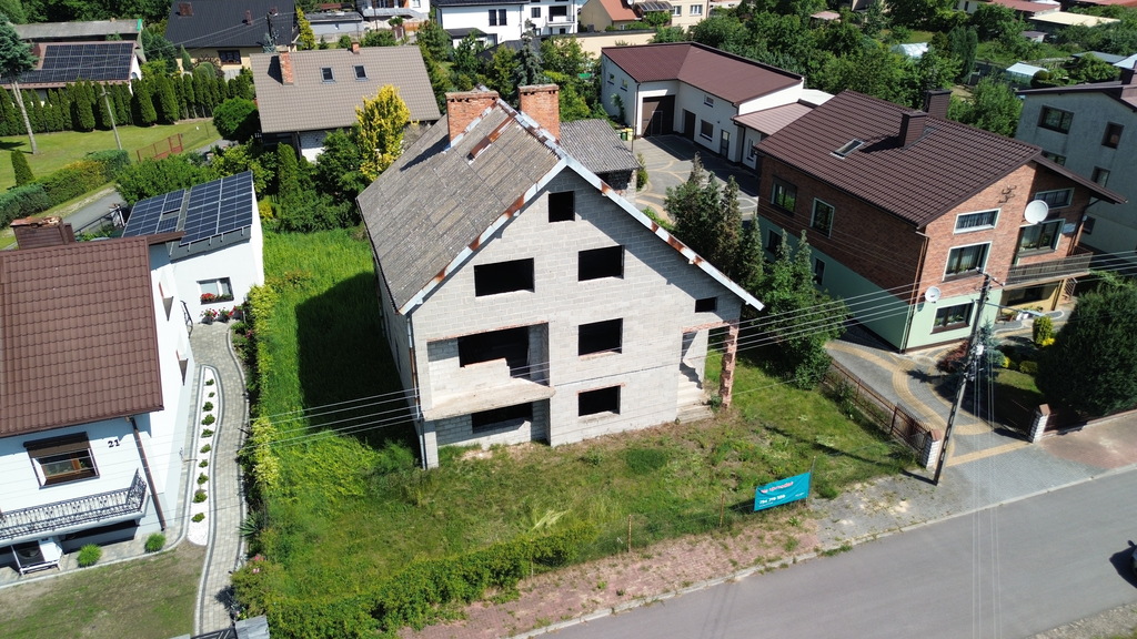 Dom w stanie surowym otwartym - Rusiec