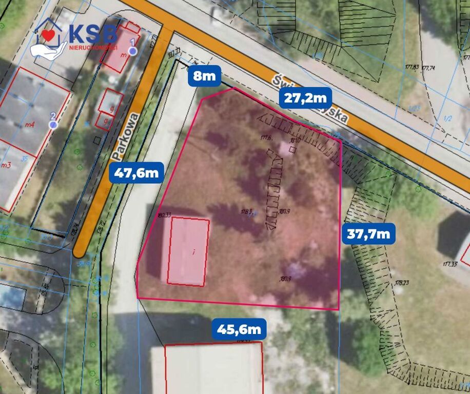 Działka przemysłowa - Ul. Świętokrzyska - 1763m2