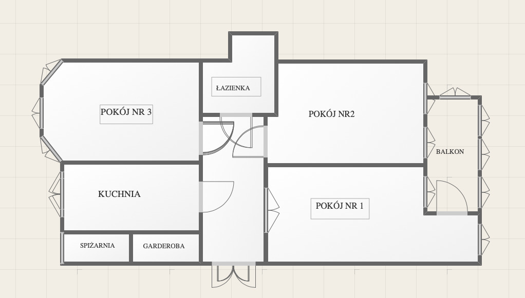 Przestronne 3 pokoje Jana Pawła II- 90 m2