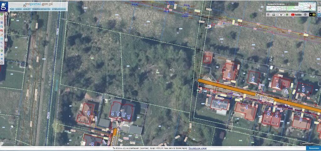 Działka 6700m2,gm.Dobra,dr.asf.las.