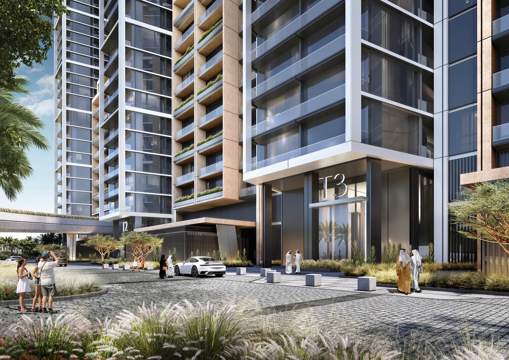Apartament narożny z widokiem na morze w Dubaju