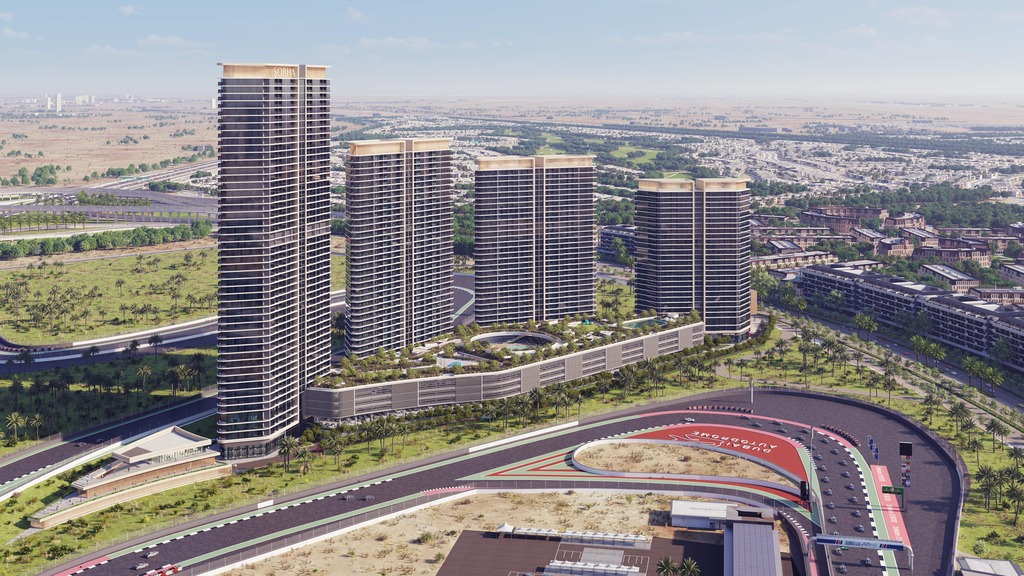 Wystawny apartament przy torze wyścigowym w Dubaju