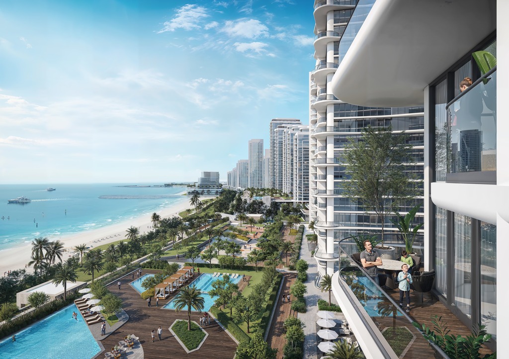 Apartament przy morzu na 35 piętrze w UAE