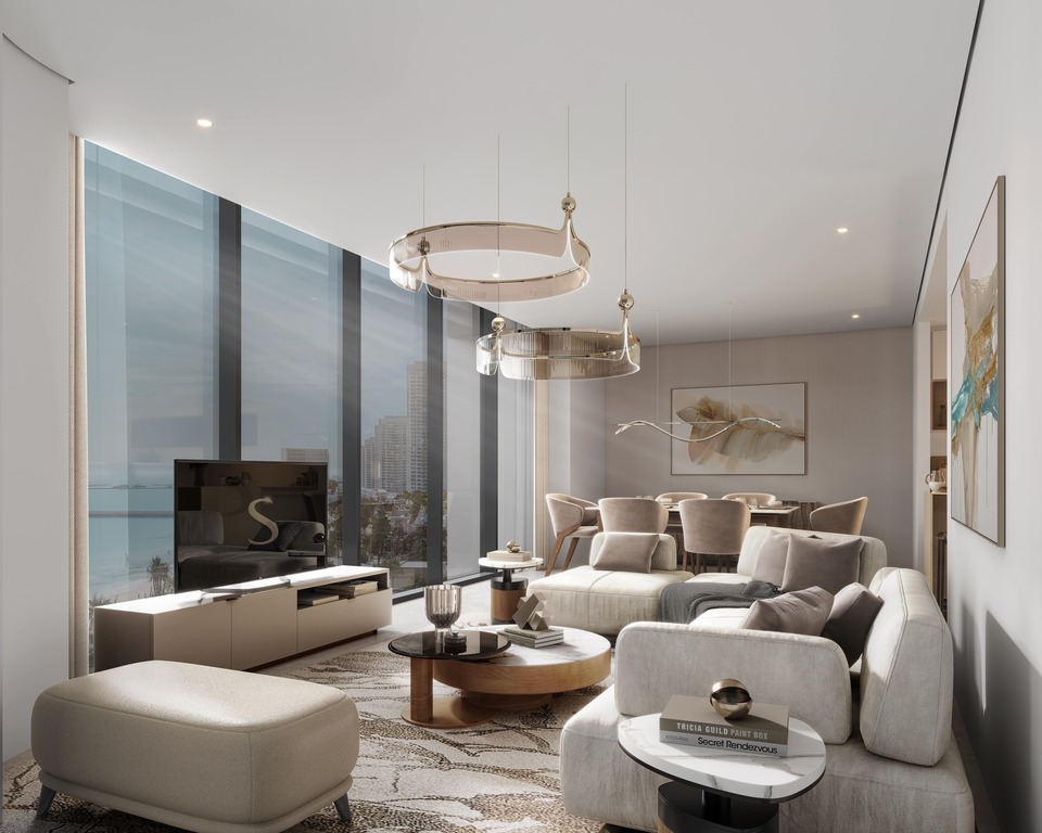 Apartament przy morzu na 35 piętrze w UAE