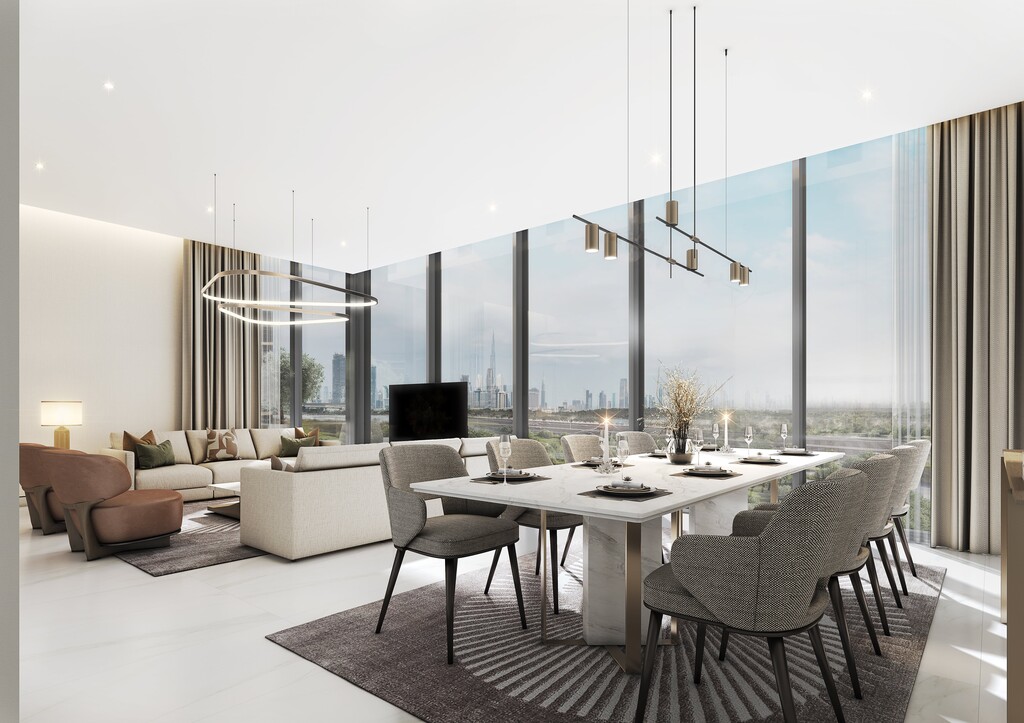 Nowoczesny apartament w Dubaju przy Dubai Ceek