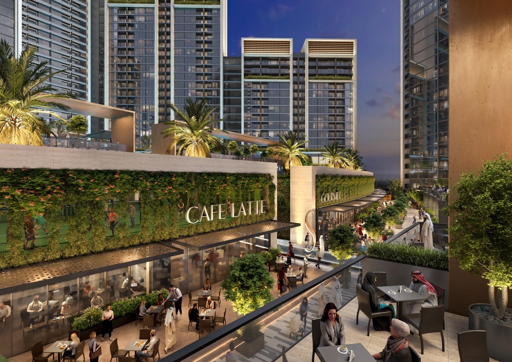 Apartament z widokiem na panoramę Dubaju
