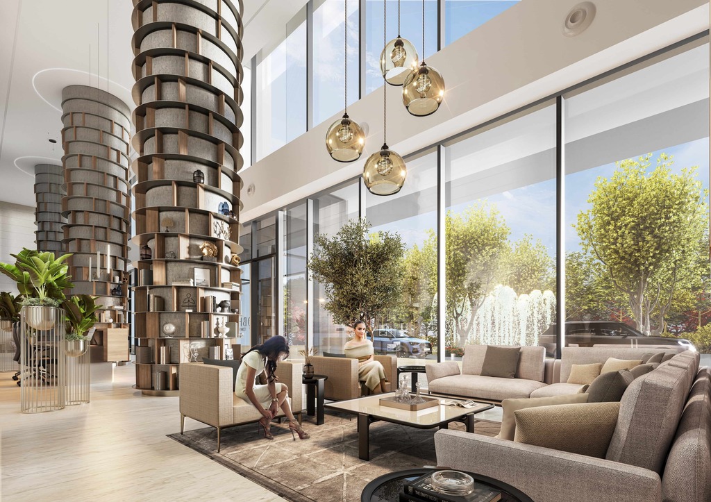 Apartament z widokiem na panoramę Dubaju