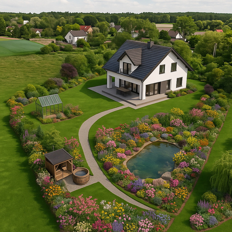 Cisza, natura i gotowy projekt domu-Raków