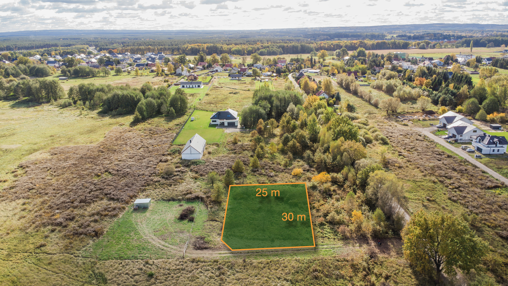 732 m² w Lubieszowie, działka z pełnym potencjałem