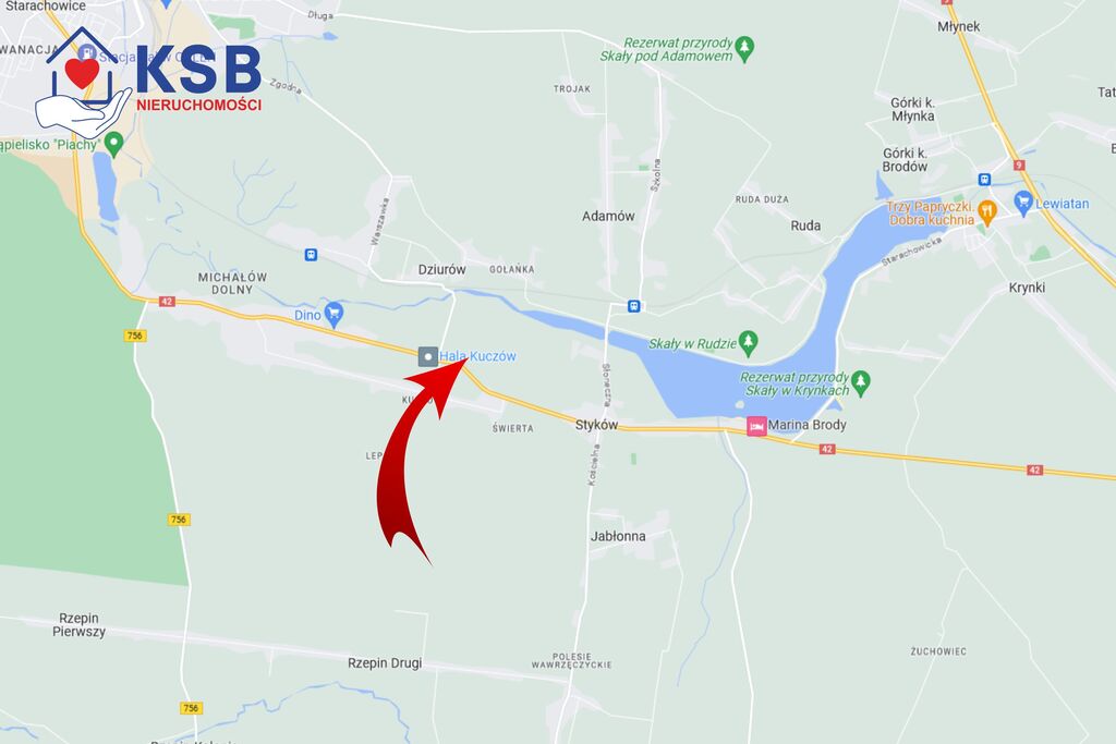Działka w Kuczowie, wydane WZ - 3300m2