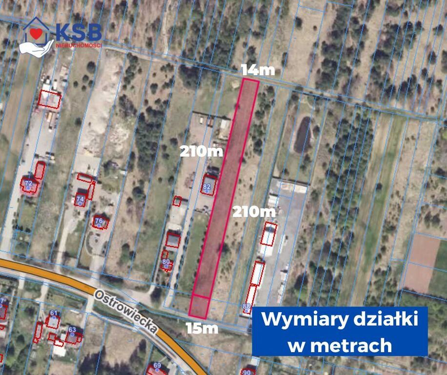 Działka w Kuczowie, wydane WZ - 3300m2