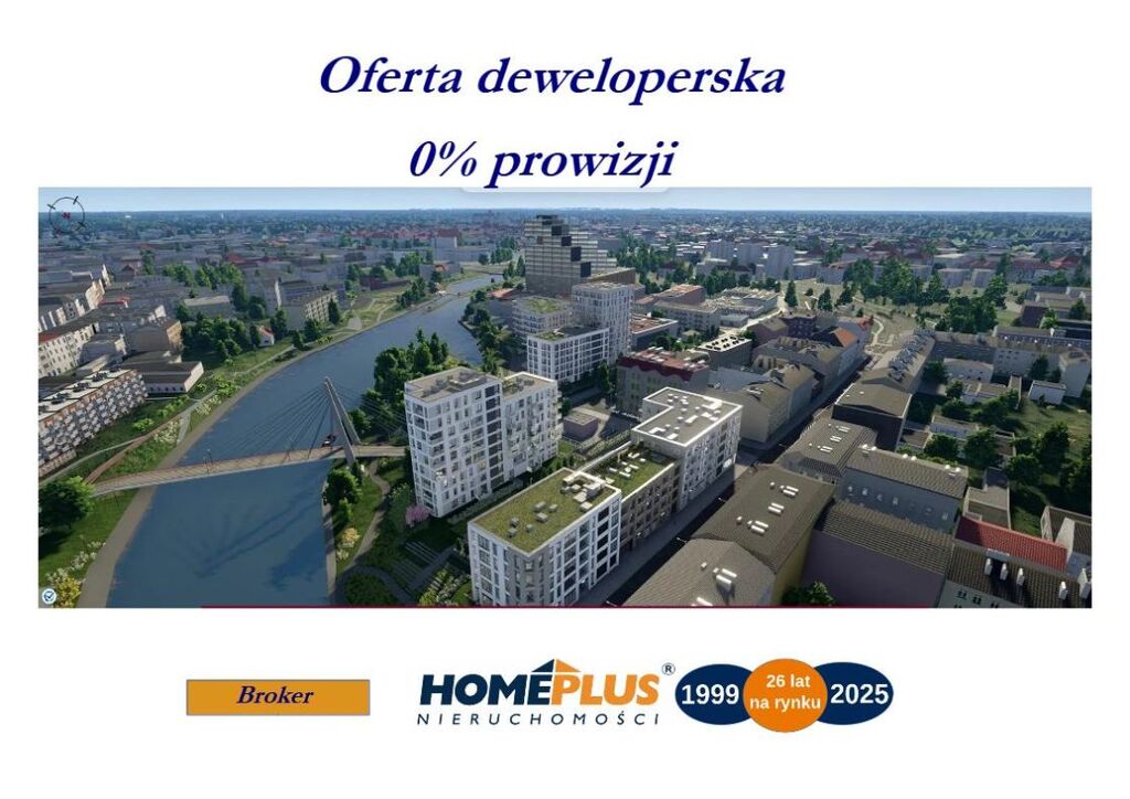 0%, gotowa inwestycja deweloperska nad Brdą