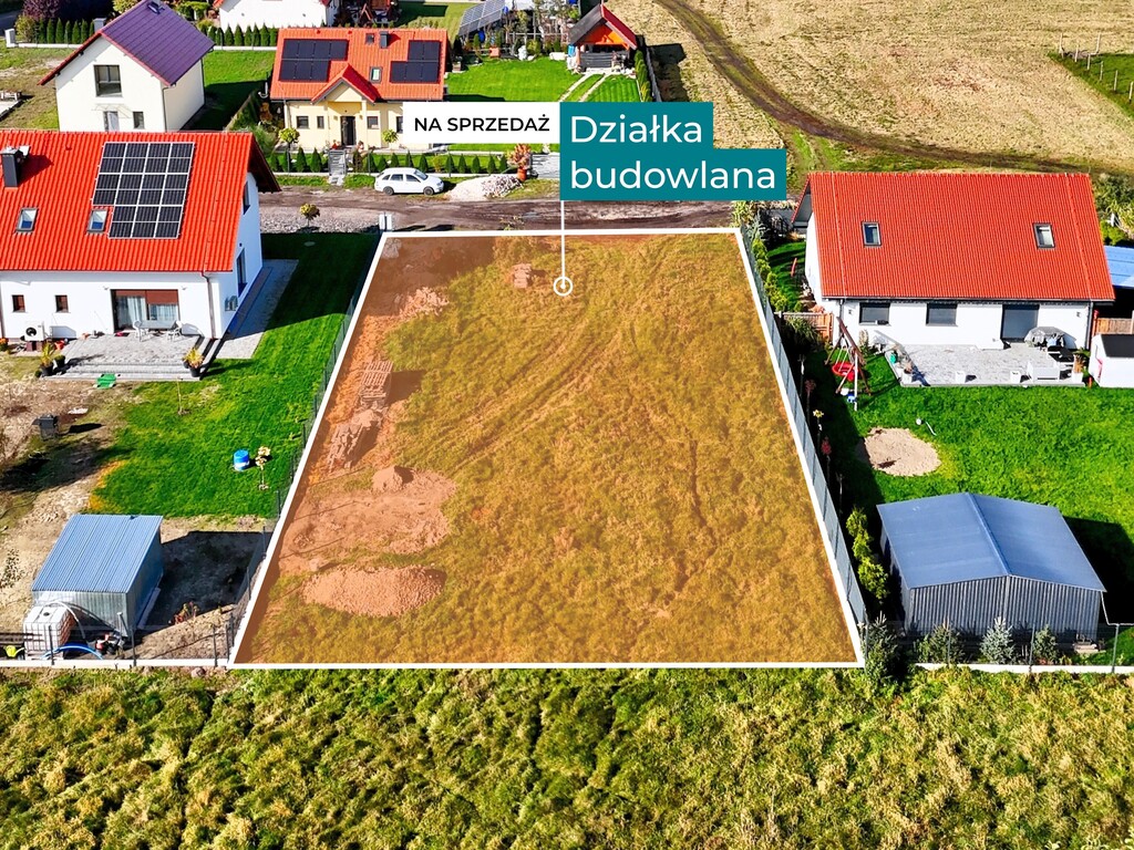 Działka budowlana 787 m² w Nowym Dworze
