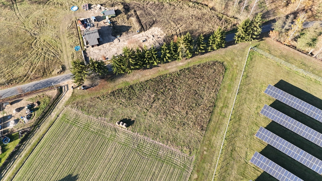 Działka 1681 m² – otoczona lasem i łąkami