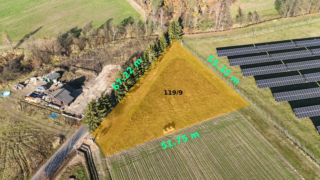 Działka 1681 m² – otoczona lasem i łąkami