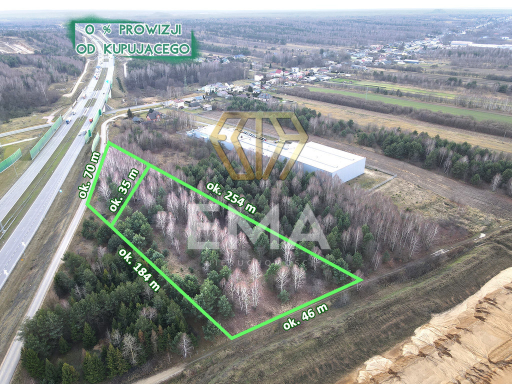 Działka na sprzedaż blisko autostrady Szarlejka