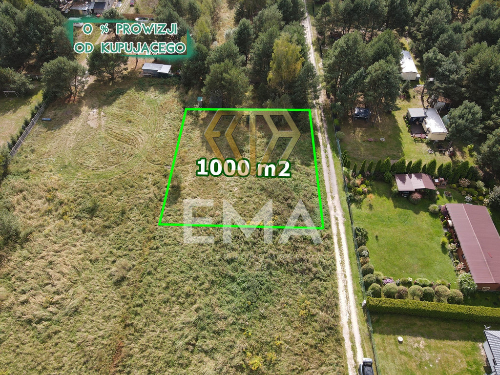 Spokój, las, 1000 m² za 70 tys.