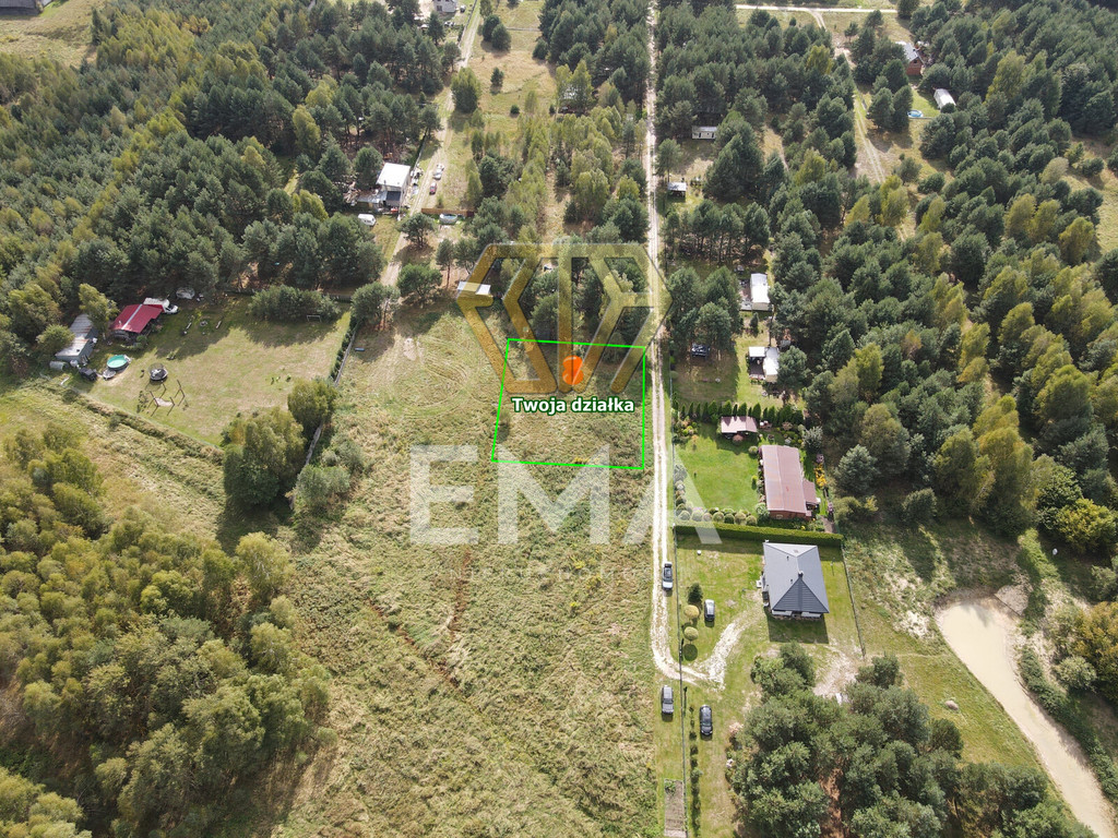 Spokój, las, 1000 m² za 70 tys.
