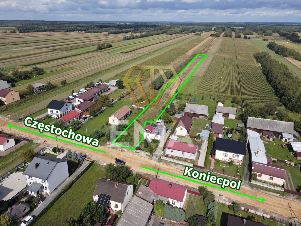 Stary Koniecpol – działka przy głównej ulicy!