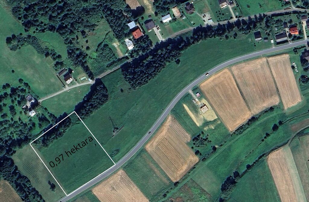 Działka 9700m2 Humniska/Brzozów - WIDOKOWA