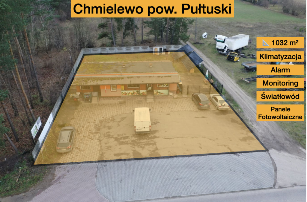 Budynek i dwie działki NASIELSK I pow. PUŁTUSKI
