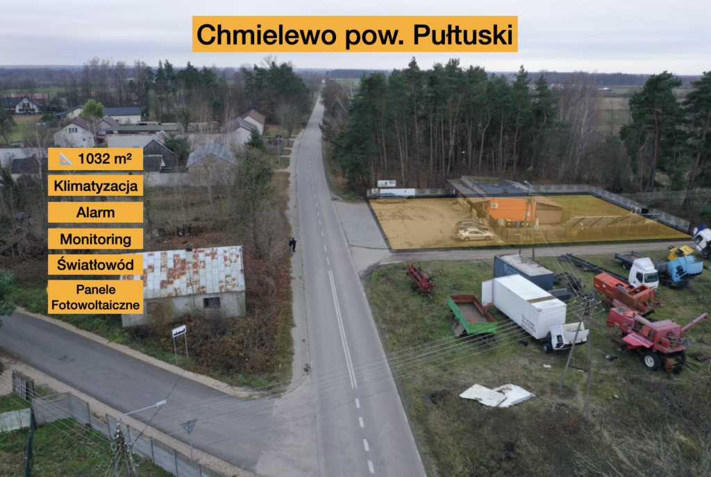 Budynek i dwie działki NASIELSK I pow. PUŁTUSKI