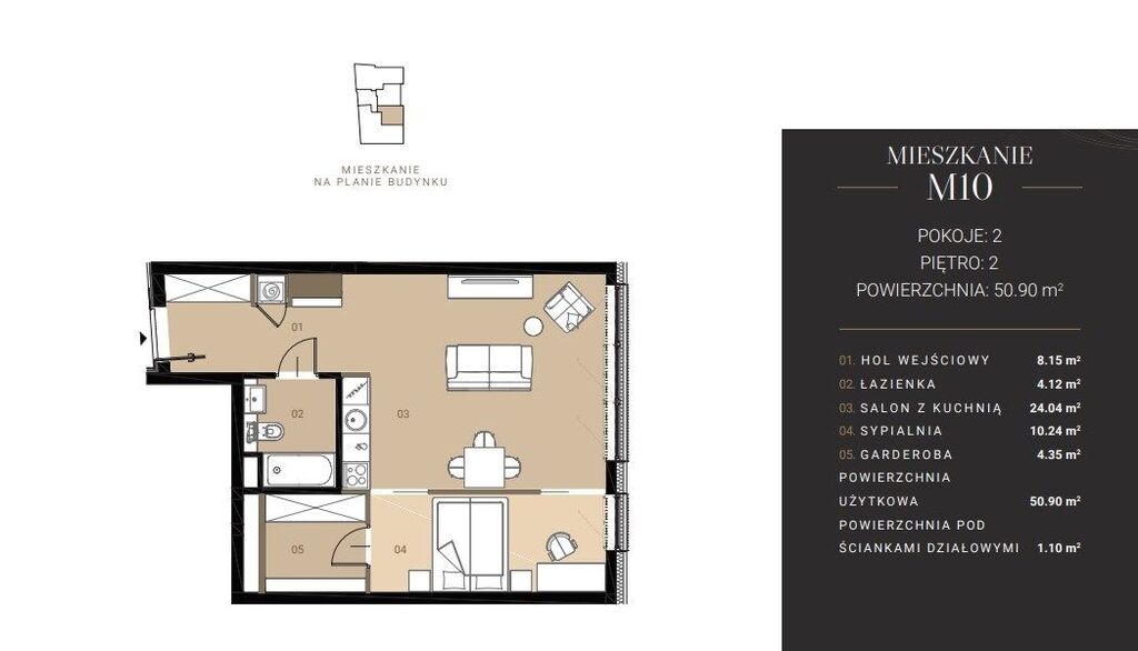 0%, deweloperski apartament - Górny Mokotów