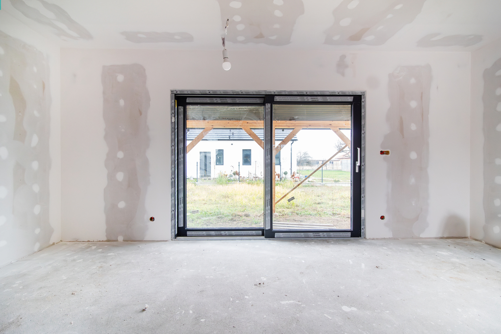 Nowoczesny dom 96m² z pompą ciepła blisko jeziora