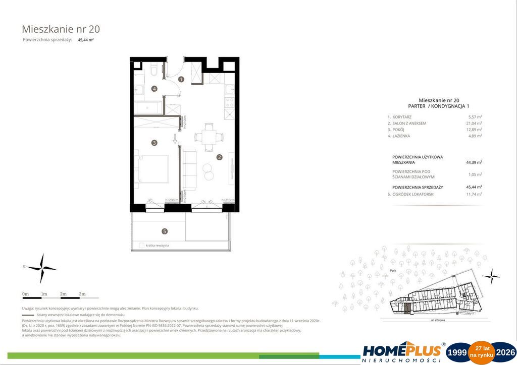 0%, Apartamenty w Miasteczku Wilanów, własny park