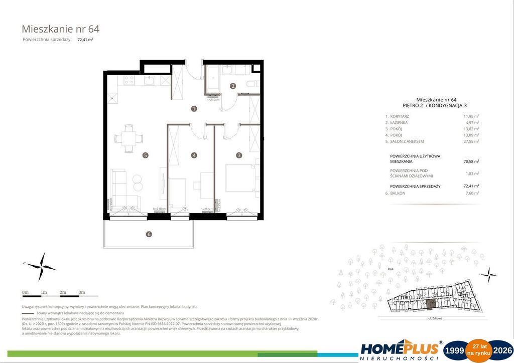 0%, Apartamenty w Miasteczku Wilanów, własny park
