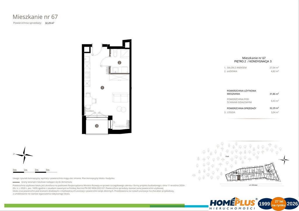 0%, Apartamenty w Miasteczku Wilanów, własny park