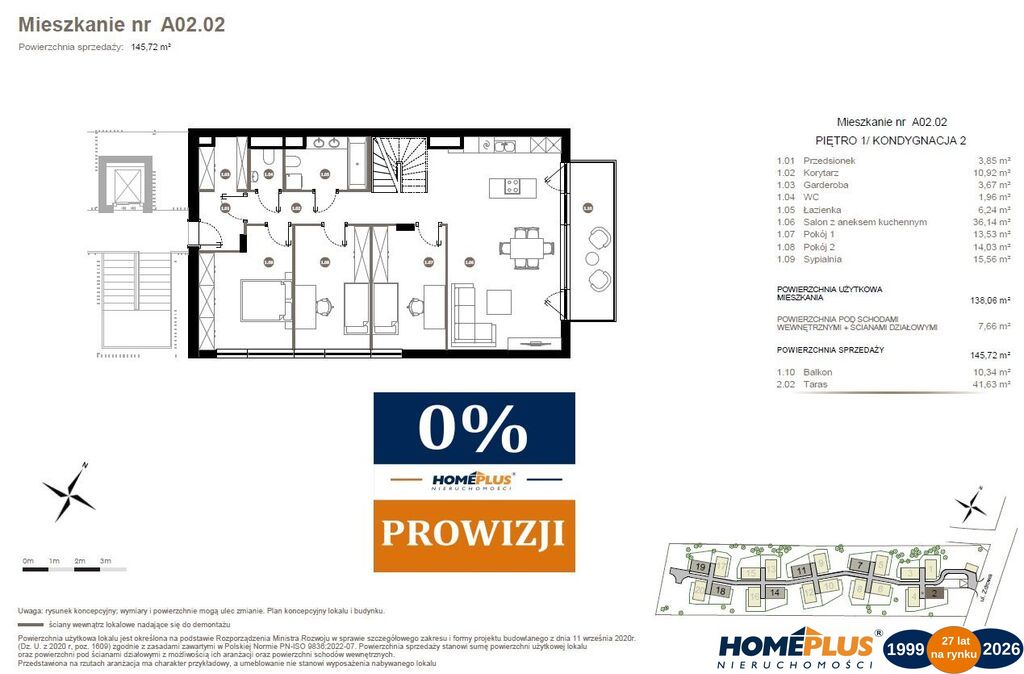 Domy 2-lokalowe w cichej części Miasteczka Wilanów