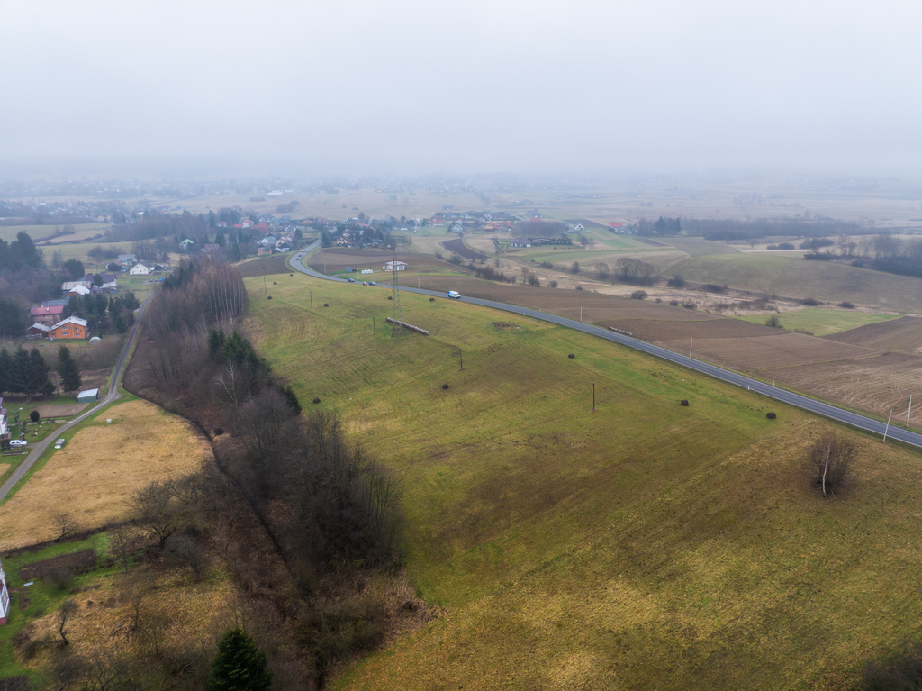 Działka 9700m2 Humniska/Brzozów - WIDOKOWA