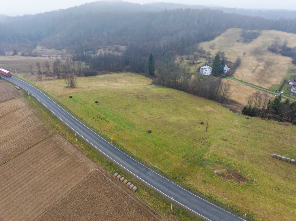 Działka 9700m2 Humniska/Brzozów - WIDOKOWA
