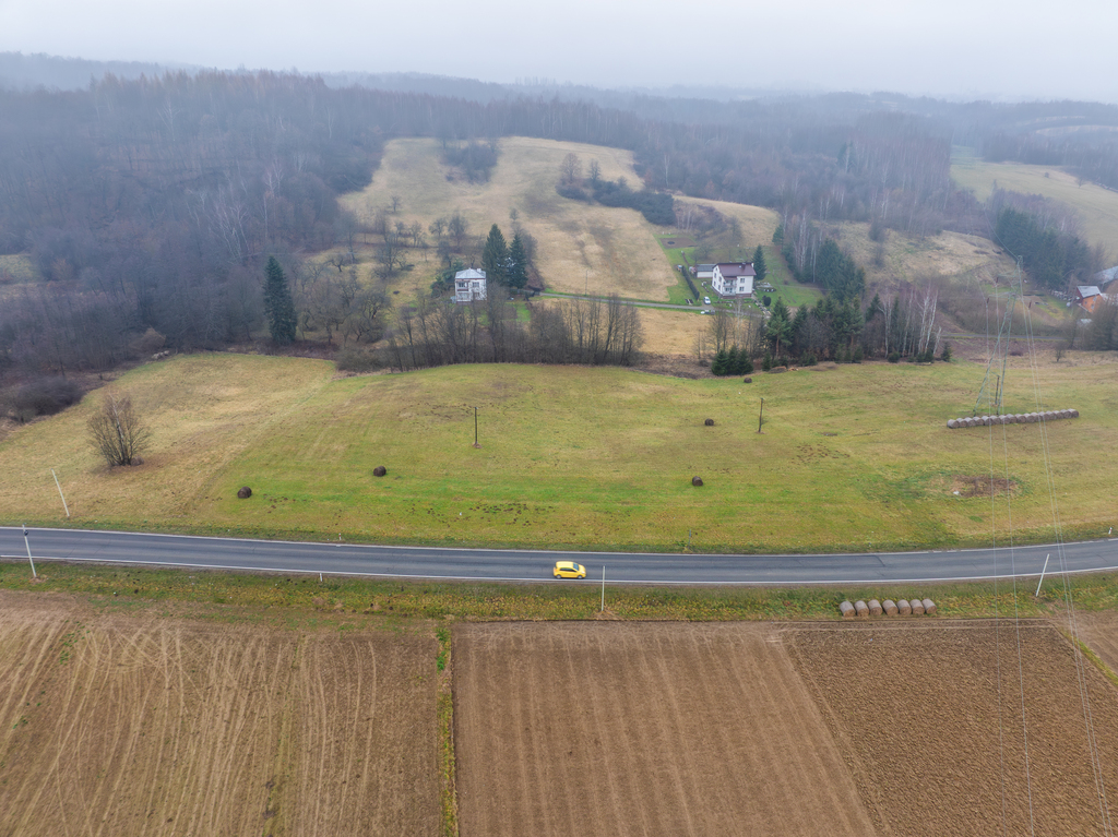 Działka 9700m2 Humniska/Brzozów - WIDOKOWA