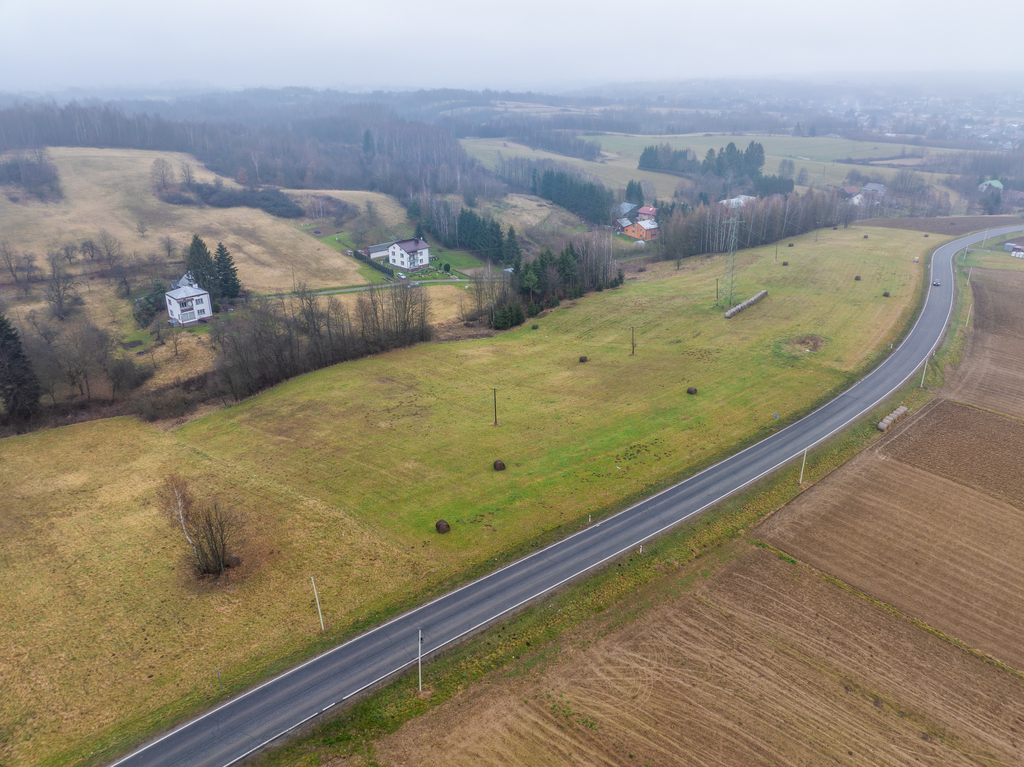 Działka 9700m2 Humniska/Brzozów - WIDOKOWA